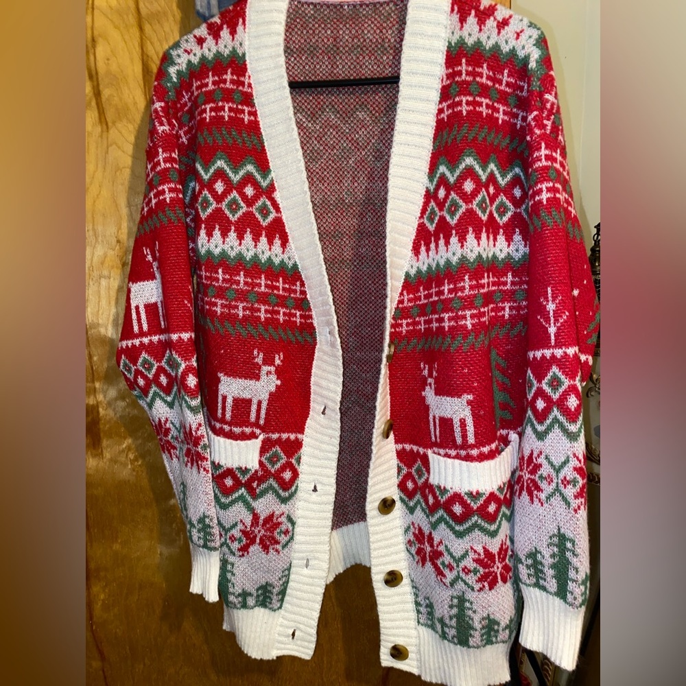 Holiday Christmas cardigan